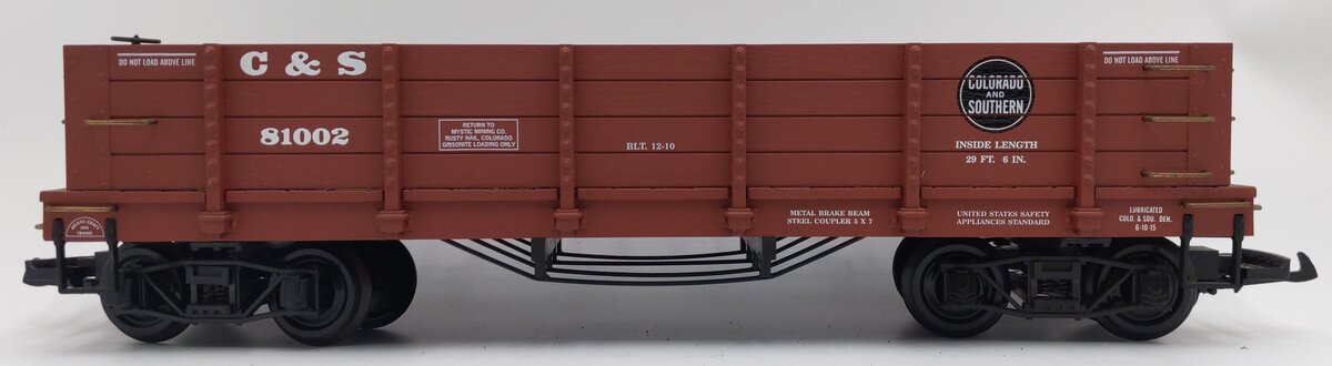 Aristo-Craft 81002 G Scale C&S Wood Gondola #81002 EX