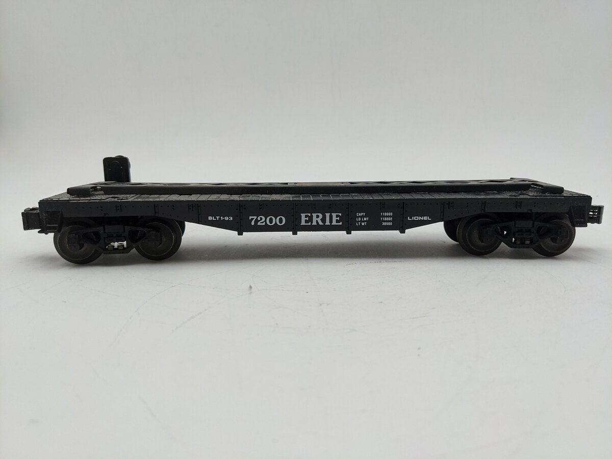 Lionel 6-19415 O Gauge Erie Flatcar #7200 VG
