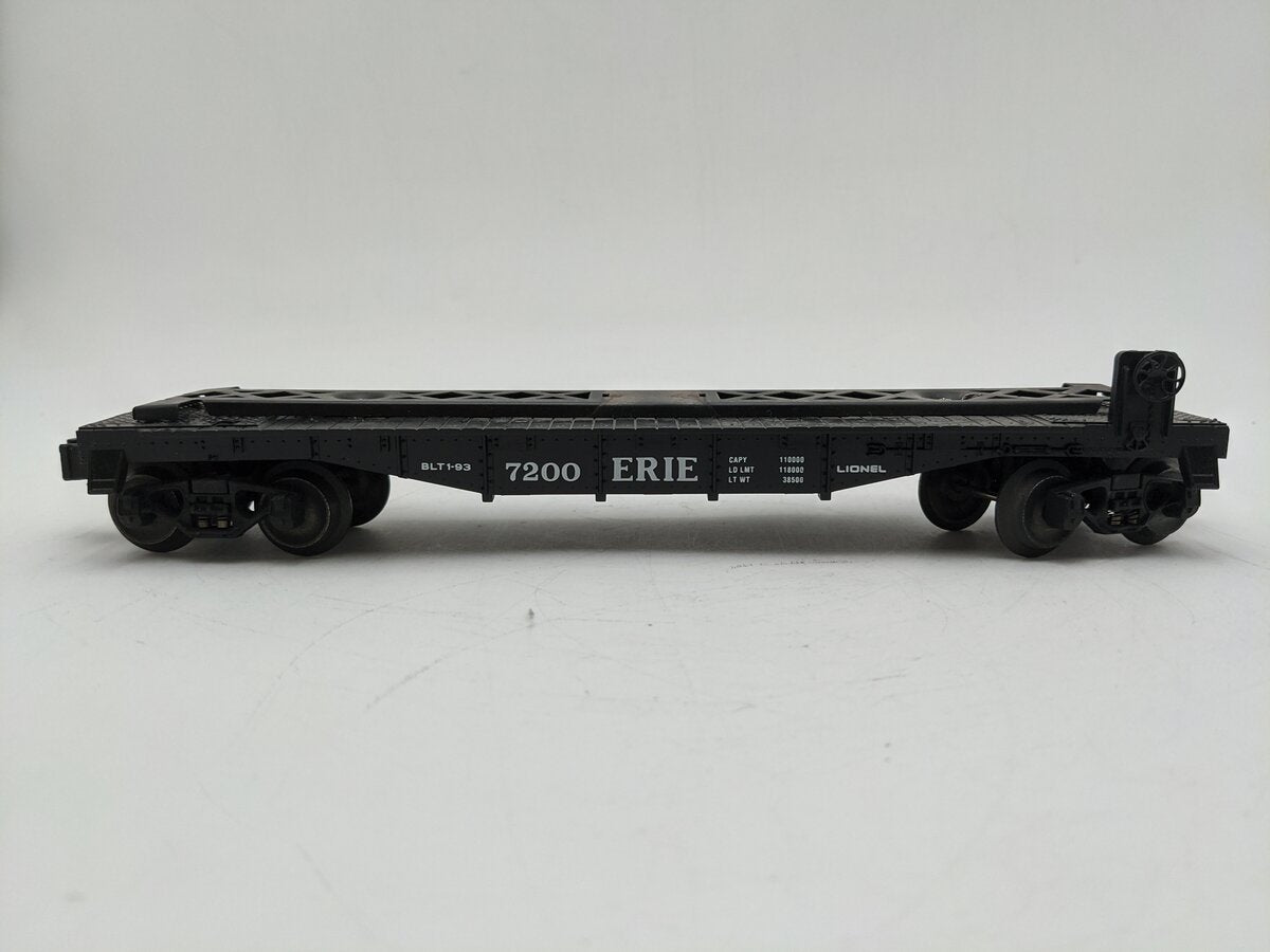 Lionel 6-19415 O Gauge Erie Flatcar #7200 VG