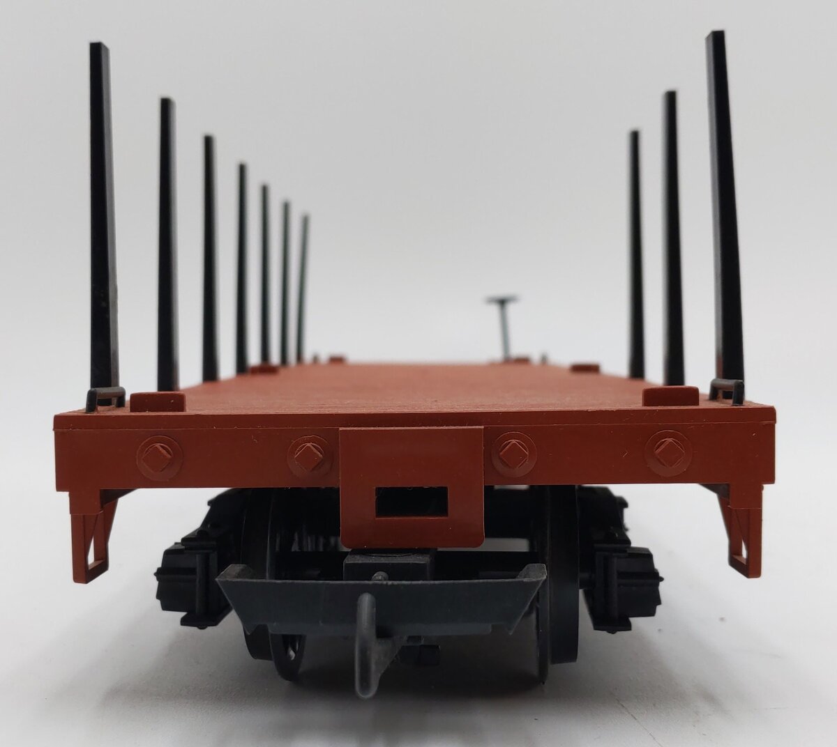 LGB 4060 G Scale Denver & Rio Grande Western Flatcar w/Stakes #4060 EX/Box