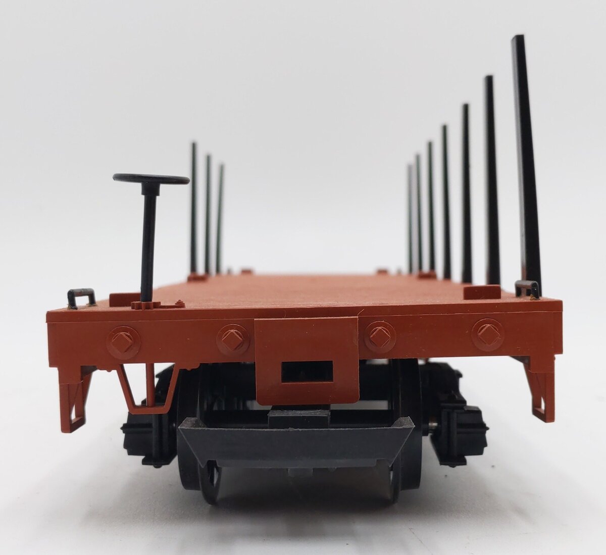 LGB 4060 G Scale Denver & Rio Grande Western Flatcar w/Stakes #4060 EX/Box