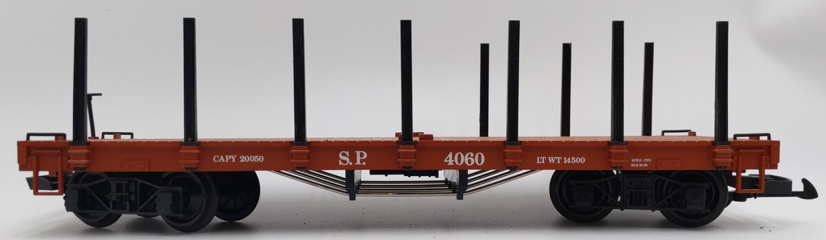 LGB 4060 G Scale Denver & Rio Grande Western Flatcar w/Stakes #4060 EX/Box