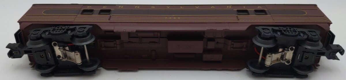 K-Line K4580-7458 O PRR "Fleet of Modernism" 12.5" Streamliner Baggage Car #7458 EX/Box