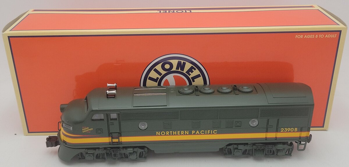 Lionel 6-14560 O Northern Pacific F3 Non-Powered A-Unit Diesel Locomotive #2390B EX/Box