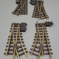 Assorted LGB G Scale Brass Left and Right Track Switches [4] VG