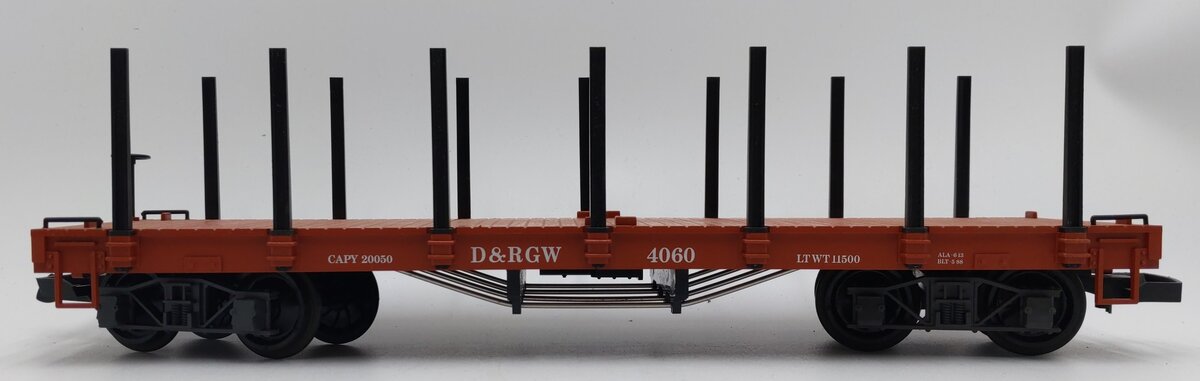 LGB 4060 Denver & Rio Grande Western Flatcar w/Stakes #4060 EX/Box