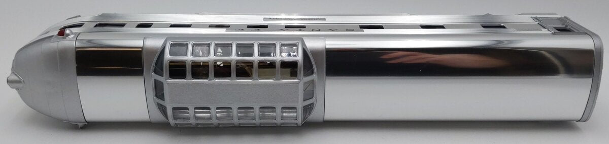 Lionel 6-19113 O Gauge Santa Fe "Vista Valley" Aluminum Vista Observation Car EX/Box