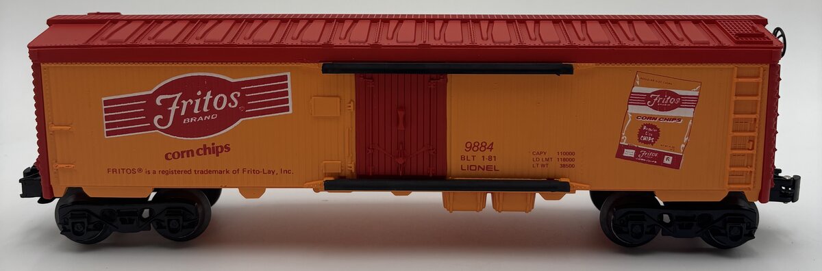 Lionel 6-9884 O Gauge Fritos Billboard Reefer Car LN/Box