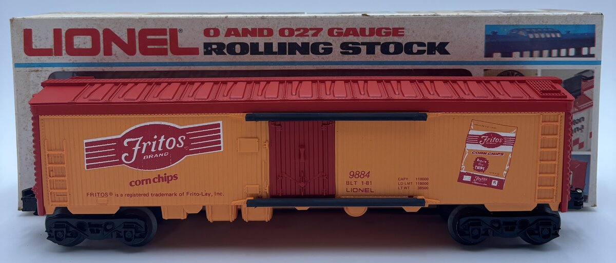 Lionel 6-9884 O Gauge Fritos Billboard Reefer Car LN/Box