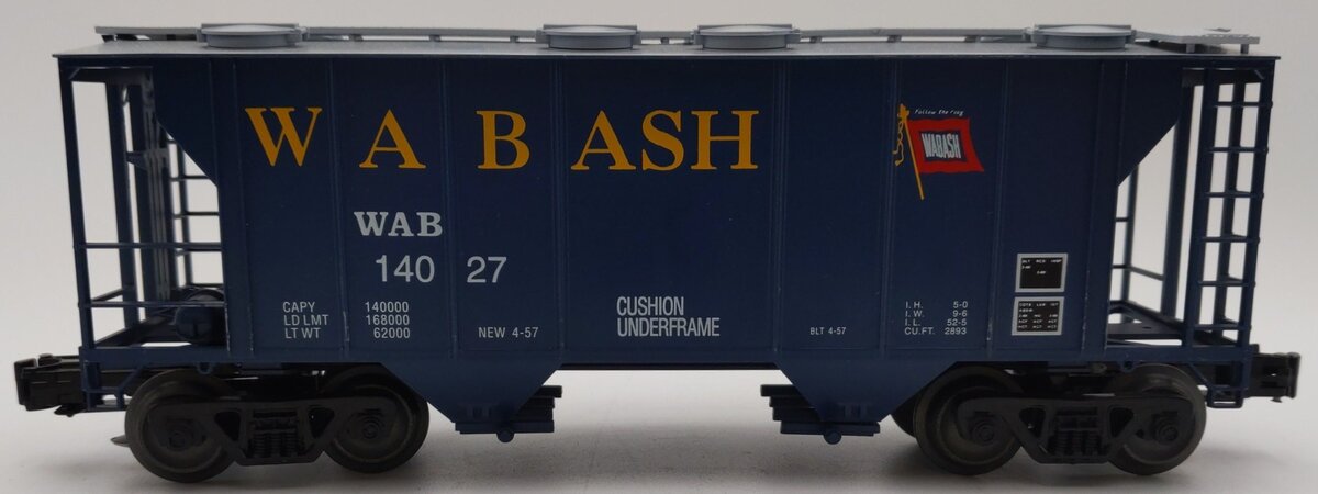 Weaver O Gauge Wabash Covered Hopper #14027 EX