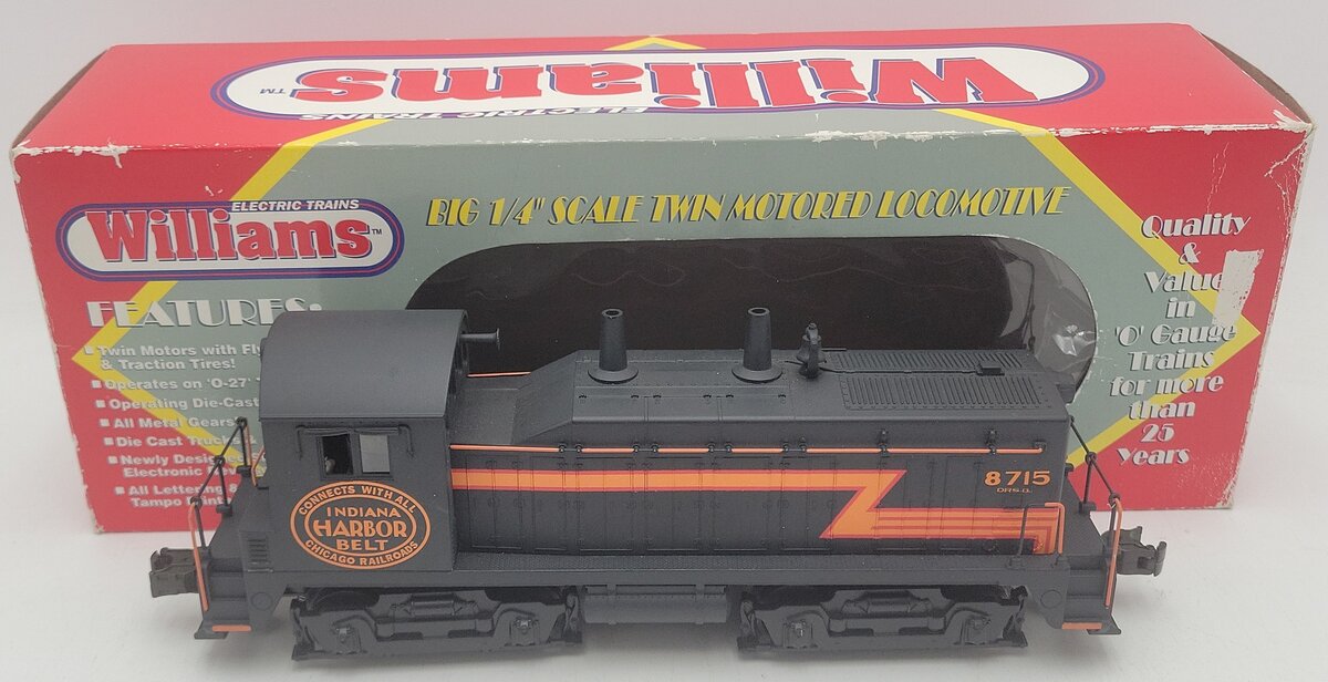 Williams O Gauge Indiana Harbor Belt NW-2 Diesel Switcher #8715 EX