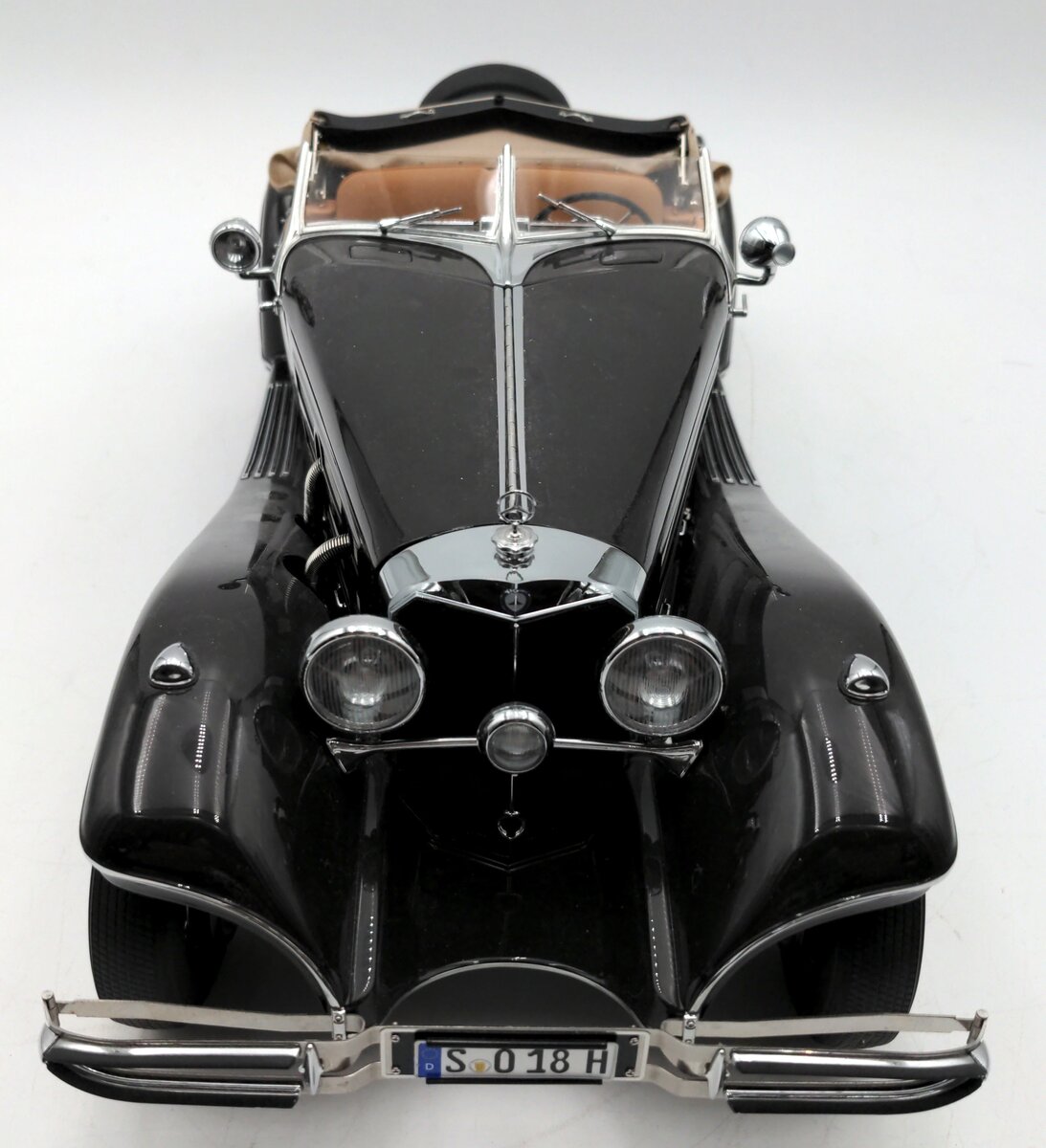 Bauer 1:12 Scale Diecast 1934 Mercedes-Benz 500k Spezial-Roadster EX