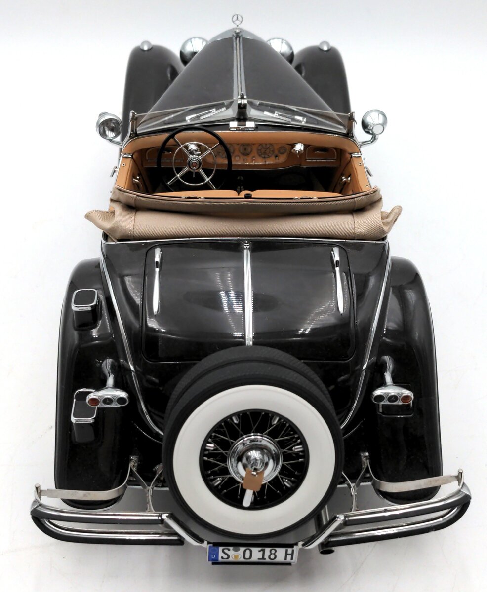 Bauer 1:12 Scale Diecast 1934 Mercedes-Benz 500k Spezial-Roadster EX