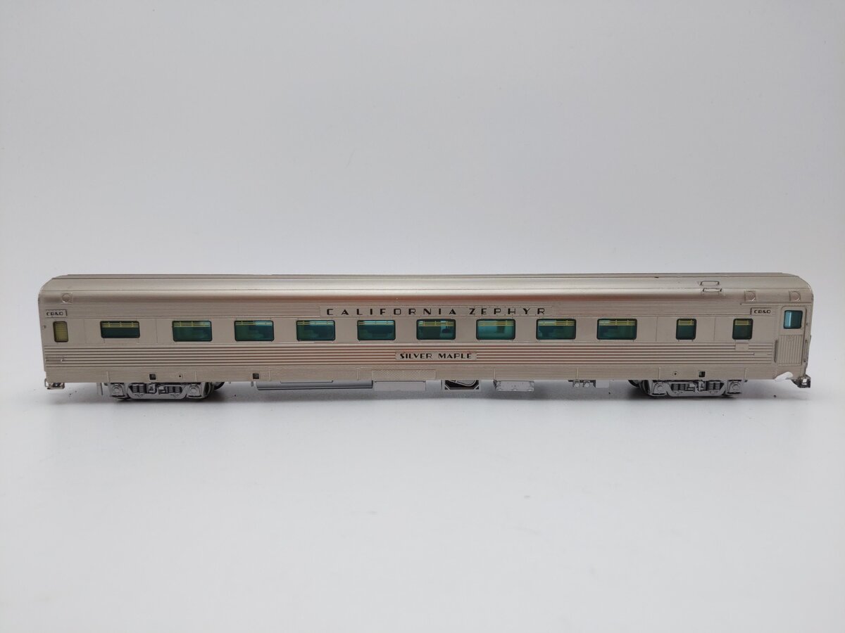Broadway Limited 510 HO CB&Q "Silver Maple" Paragon Series Sleeper Car #400 EX/Box
