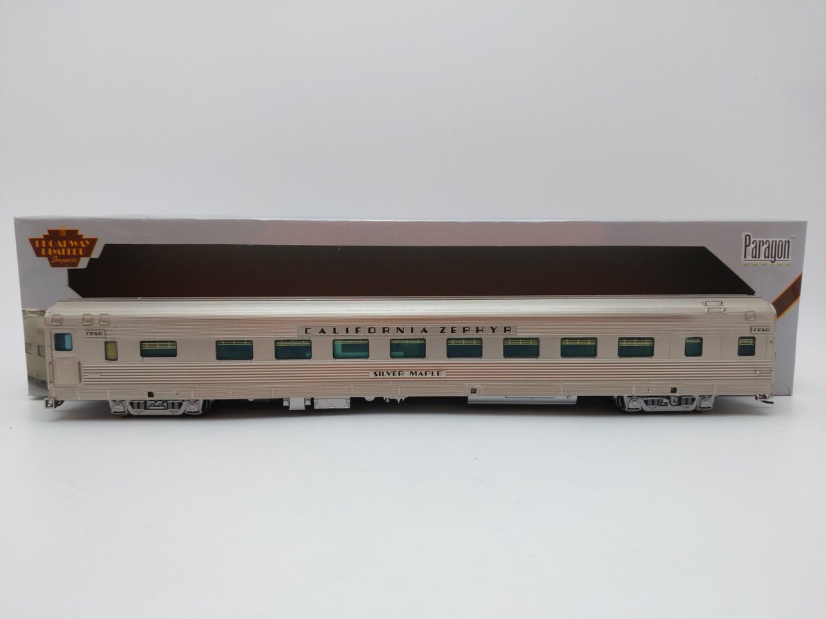 Broadway Limited 510 HO CB&Q "Silver Maple" Paragon Series Sleeper Car #400 EX/Box