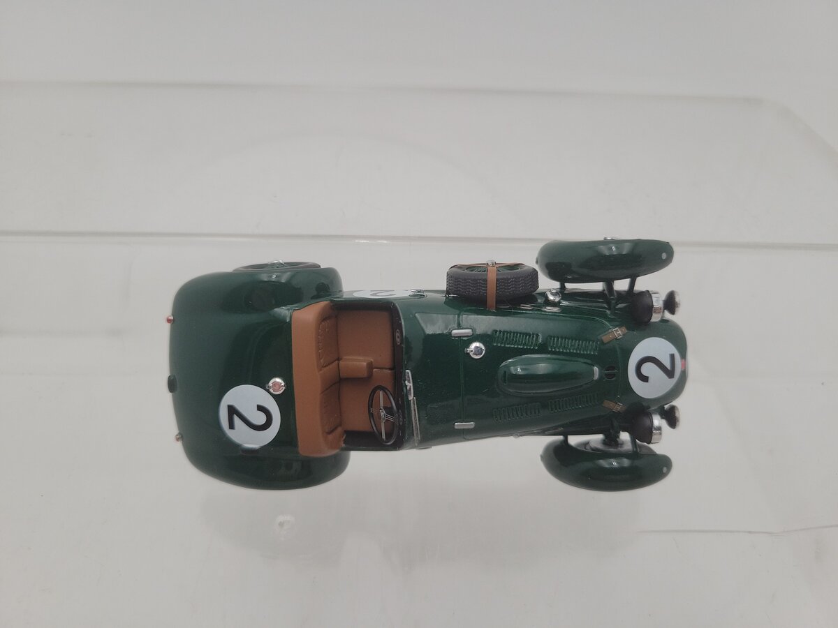 Bizarre J2 19 1:43 Scale Allard Green / Brown Racing Car Road # 2 Diecast EX