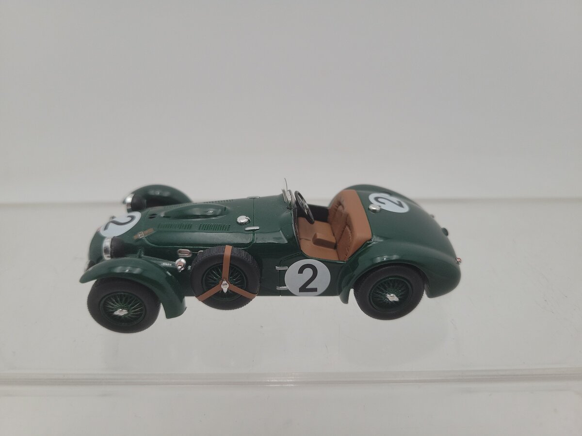 Bizarre J2 19 1:43 Scale Allard Green / Brown Racing Car Road # 2 Diecast EX