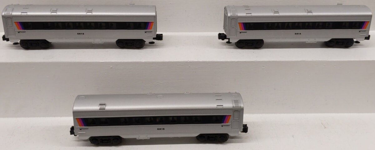 Lionel 6-11833 O New Jersey Transit Passenger Cars VG/Box