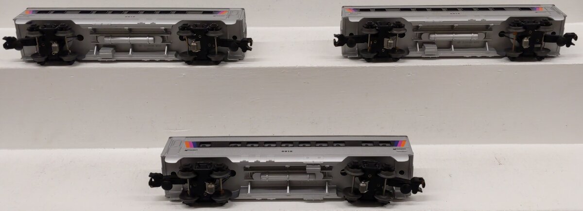 Lionel 6-11833 O New Jersey Transit Passenger Cars VG/Box