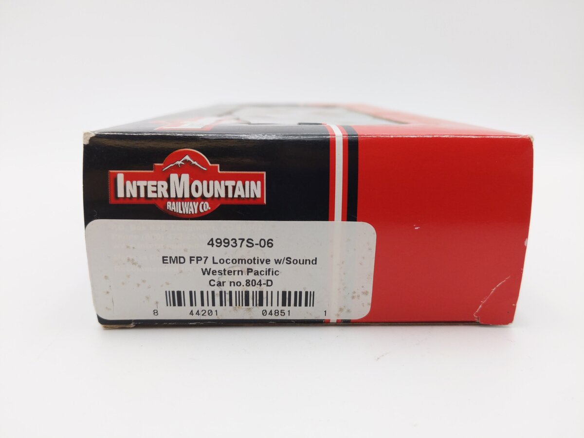InterMountain 49937-06 HO Western Pacific EMD FP7 Diesel Locomotive #804-D EX/Box