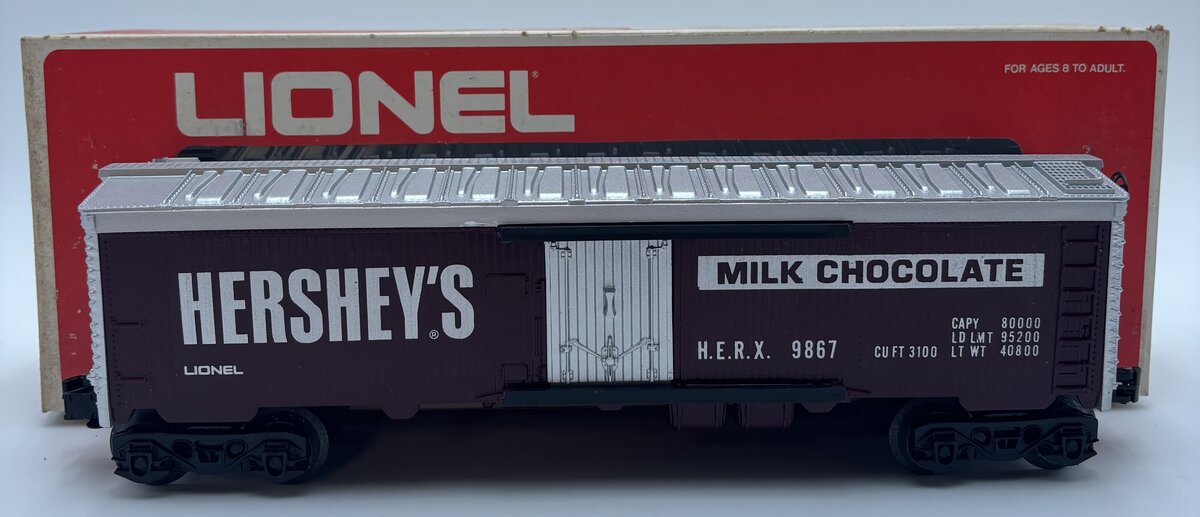Lionel 6-9867 O Gauge Hershey's Chocolate Billboard Reefer Car #9867 EX/Box