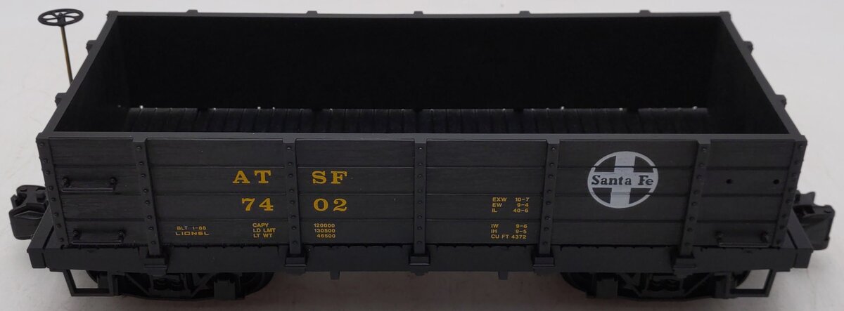 Lionel 8-87402 G Scale AT&SF Gondola #7402 EX/Box