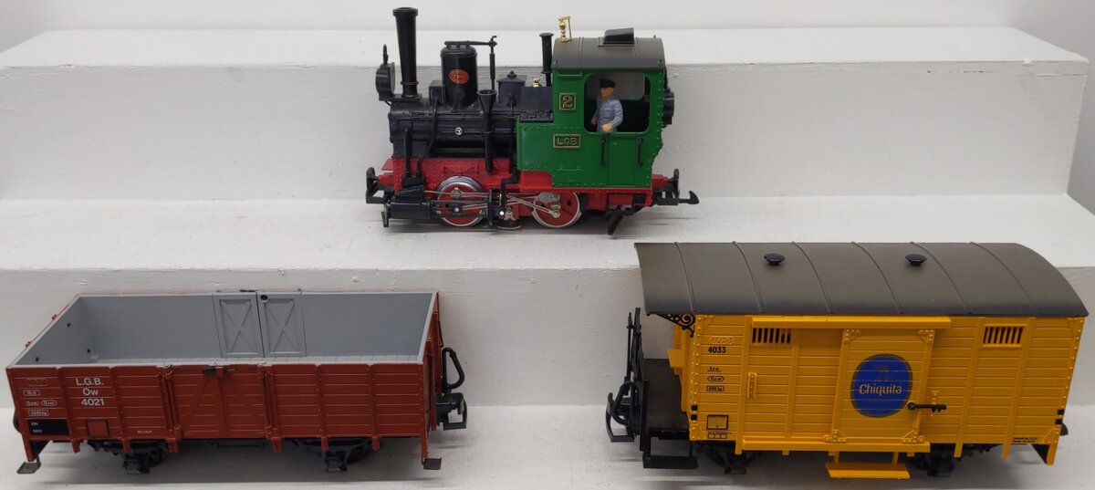 LGB 20401 G Gauge Chiquita Steam Freight Starter Train Set VG/Box