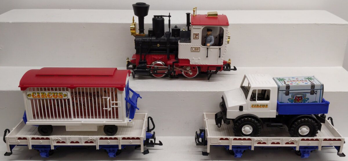 LGB 72988  G Gauge Circus Steam Starter Train Set EX/Box