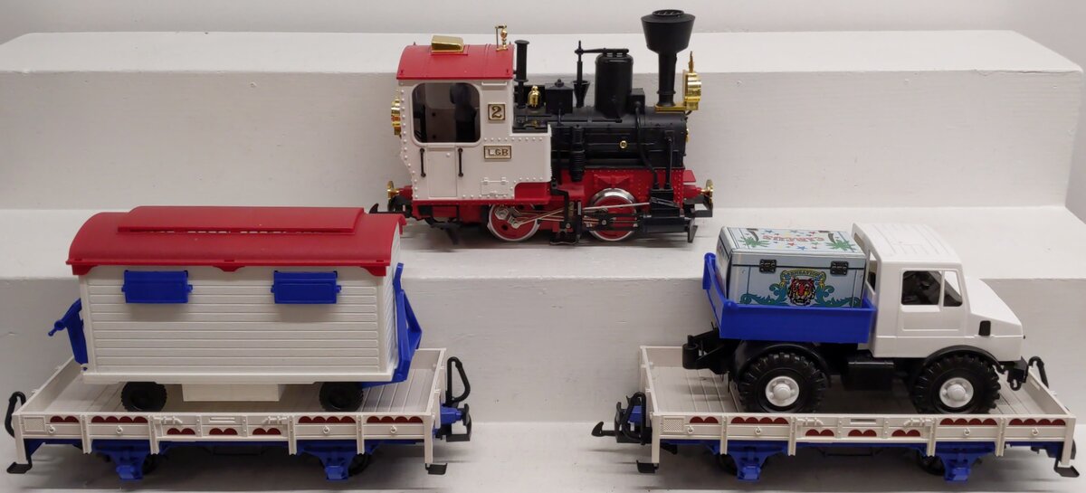 LGB 72988  G Gauge Circus Steam Starter Train Set EX/Box
