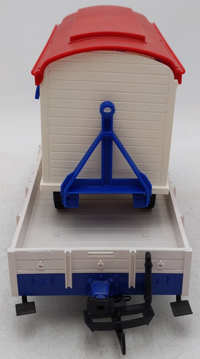 LGB 4038 G Scale Flatcar with Circus Cage W/O Animals EX/Box