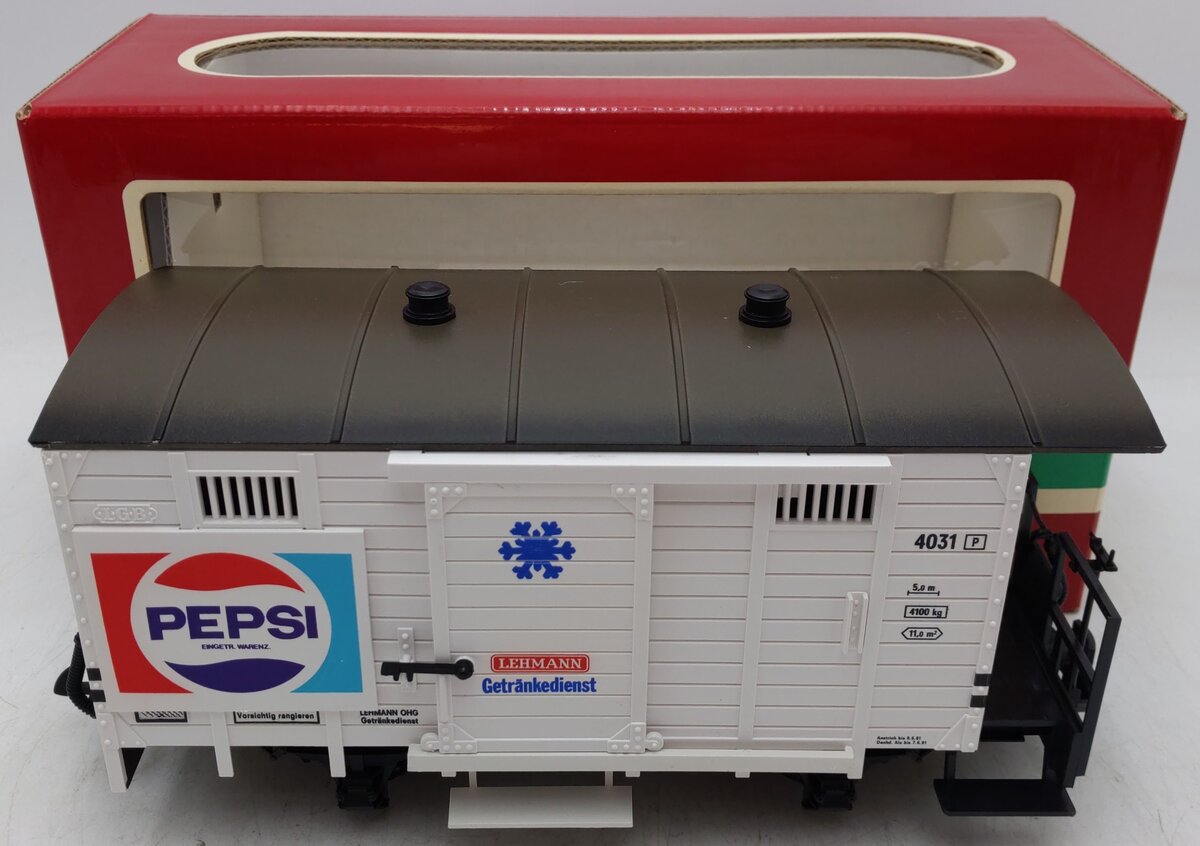 LGB 4031 G Scale Pepsi Cola Boxcar EX/Box