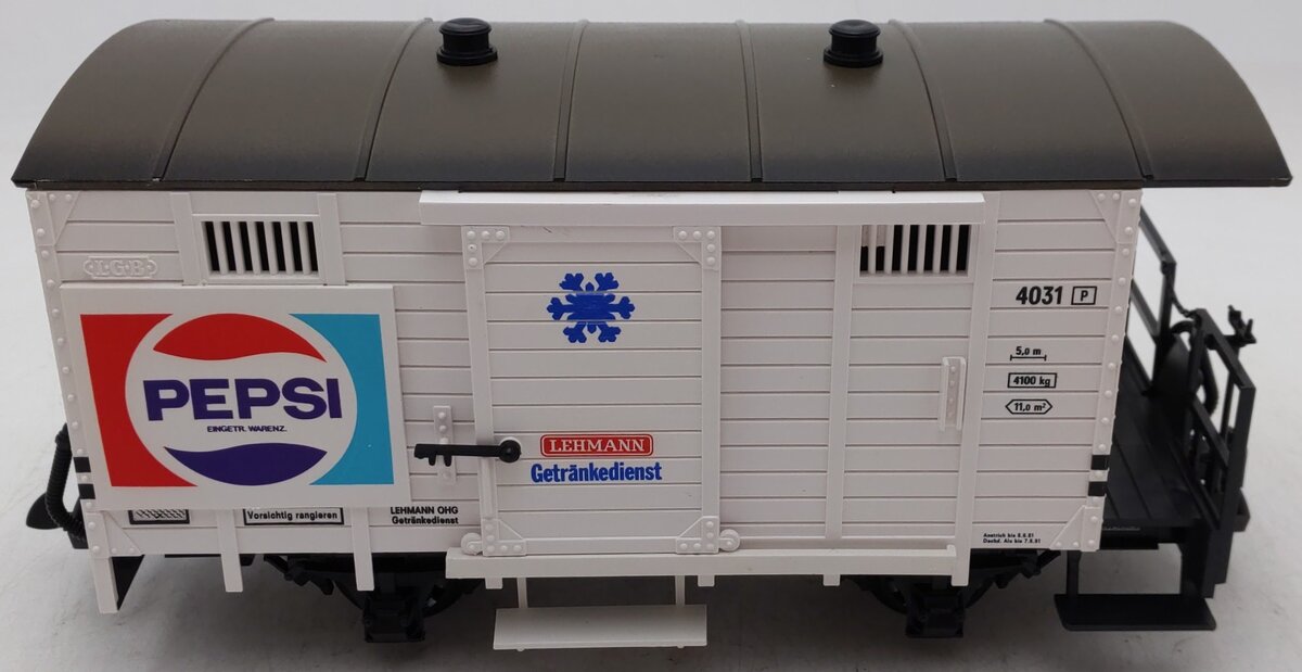 LGB 4031 G Scale Pepsi Cola Boxcar EX/Box