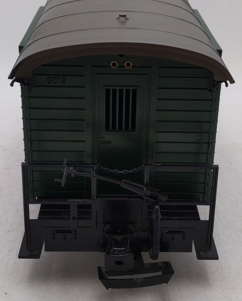 LGB 3019 G Scale Lighted Postal Car (Metal Wheels) EX/Box