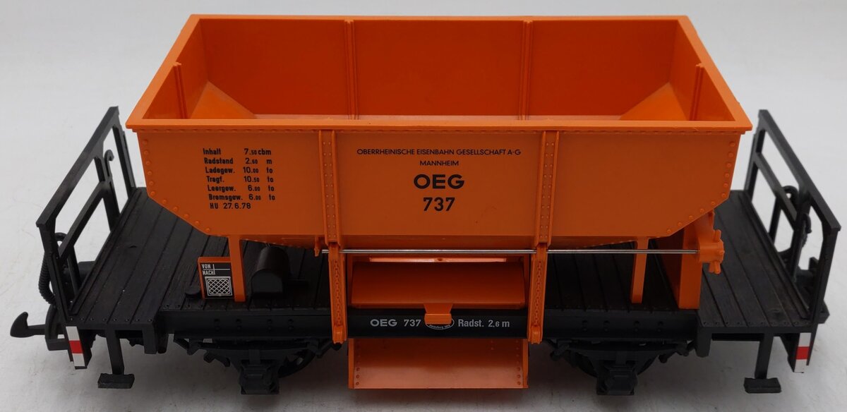 LGB 4041 G Scale OEG Ballast Car #737 EX/Box