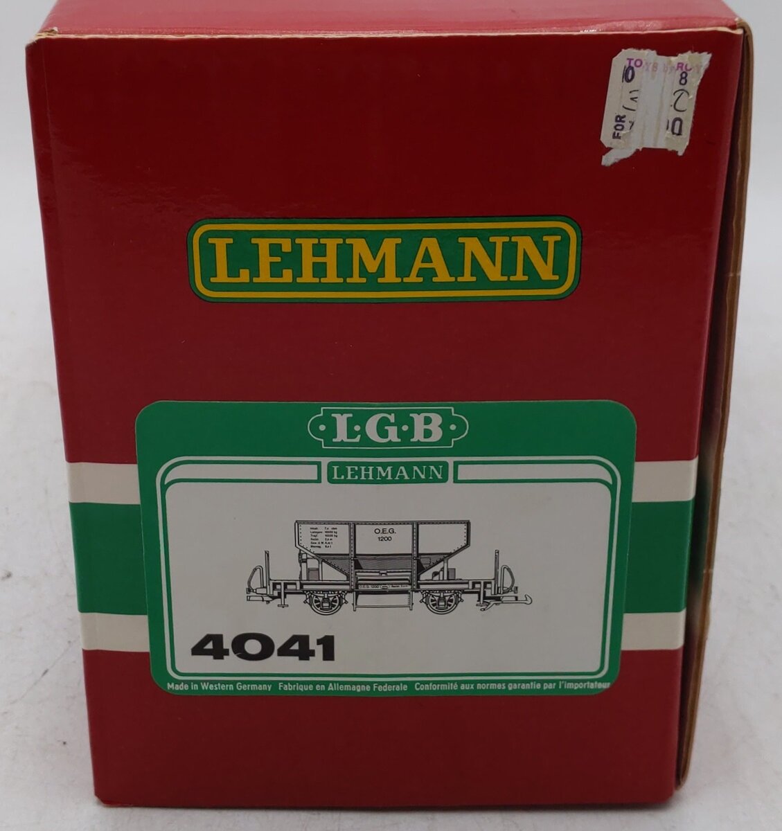 LGB 4041 G Scale OEG Ballast Car #737 EX/Box