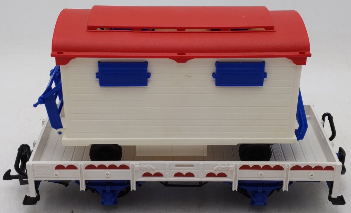 LGB 4037 G Scale Circus Flatcar with Cassa Trailer EX/Box