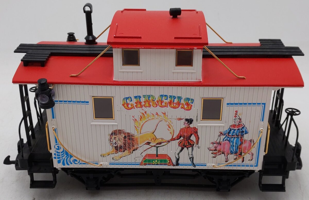 LGB 4165 G Scale Circus 4-Wheel Caboose EX/Box