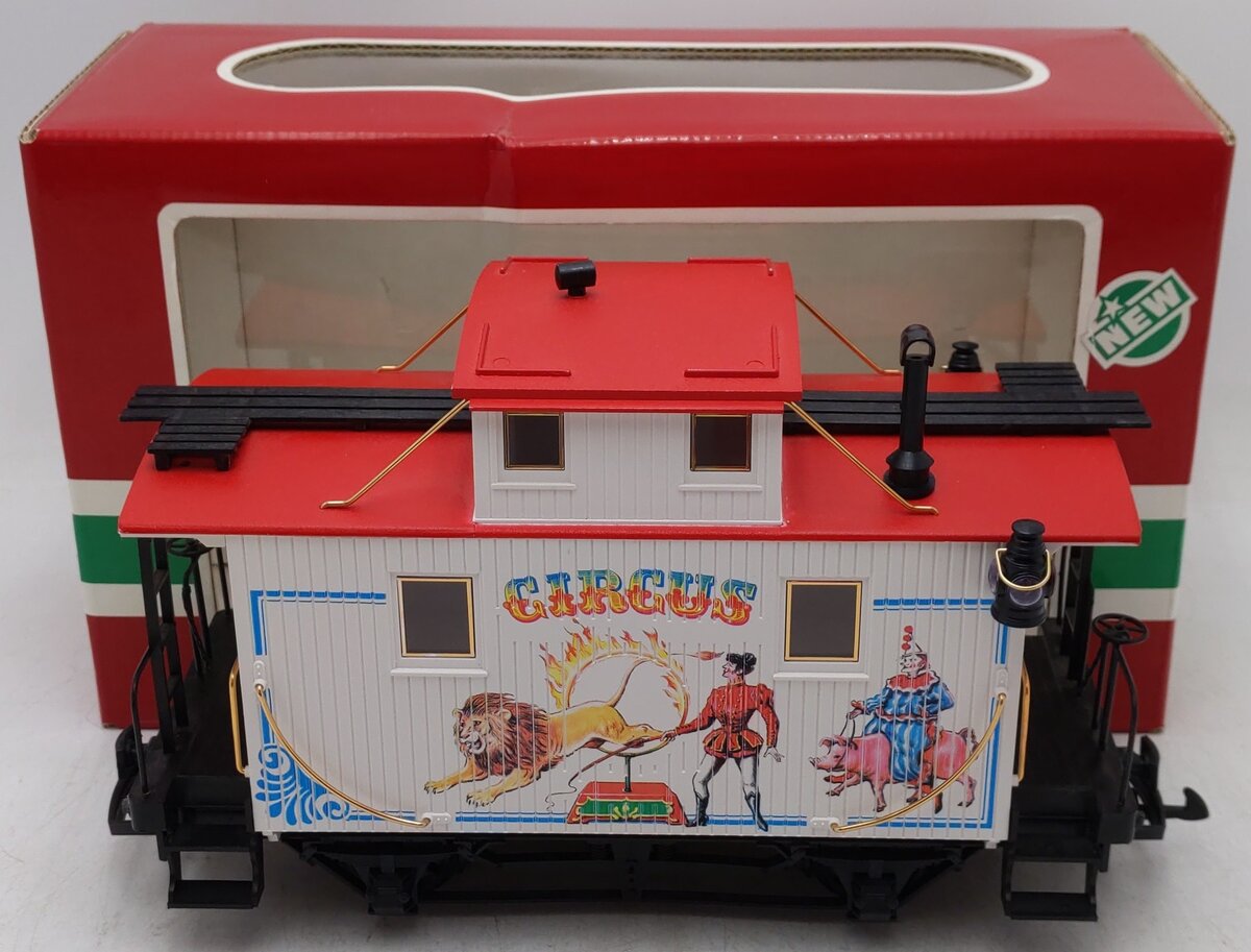 LGB 4165 G Scale Circus 4-Wheel Caboose EX/Box