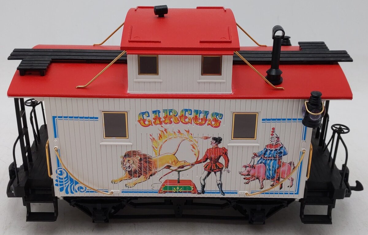 LGB 4165 G Scale Circus 4-Wheel Caboose EX/Box