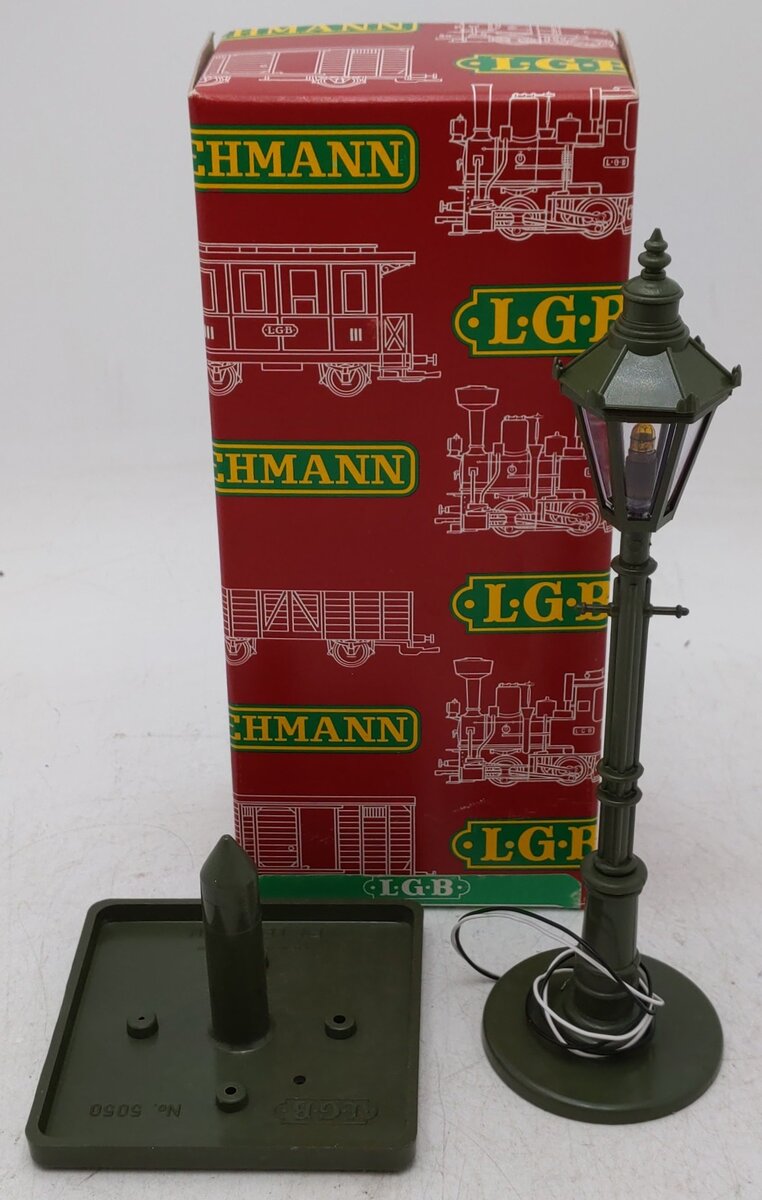 LGB 5050 G Scale Nostalgic Street Lantern Post 14 - 18 Volt EX/Box