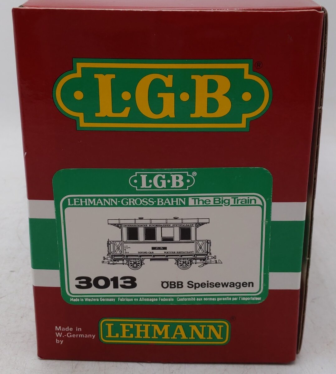 LGB 3013 G Gauge Osterreichische Bundesbahnen Dining Car EX/Box