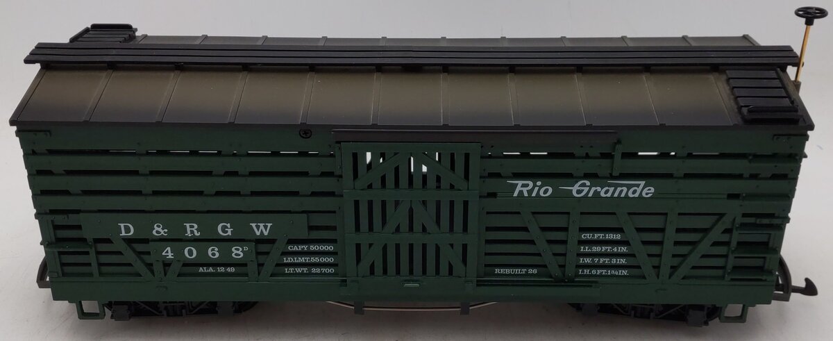 LGB 4068 G Scale Denver & Rio Grande Western Stock Car #4068 EX/Box
