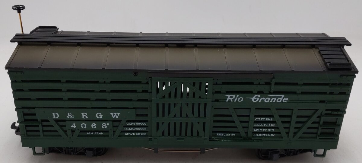 LGB 4068 G Scale Denver & Rio Grande Western Stock Car #4068 EX/Box