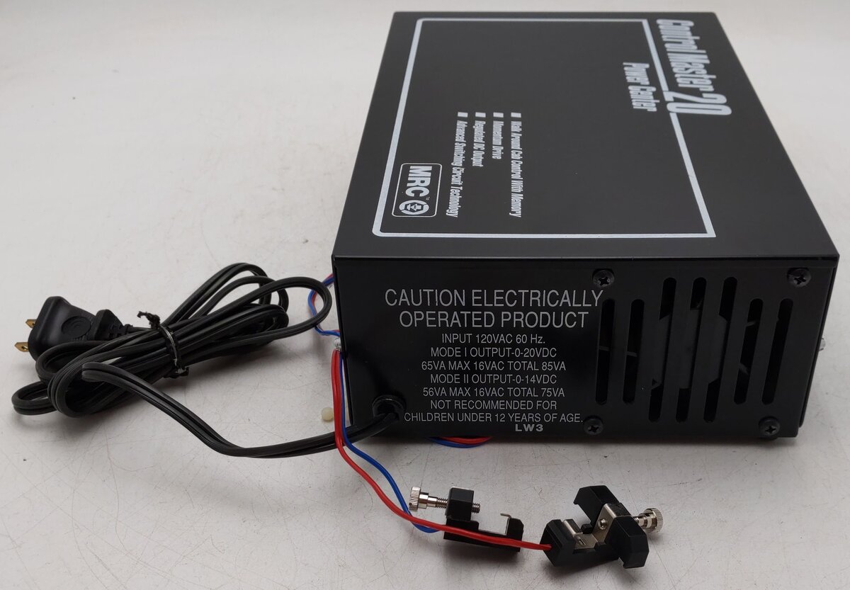 MRC AA444 HO, N or G Control Master 20 Power Supply 85VA EX/Box