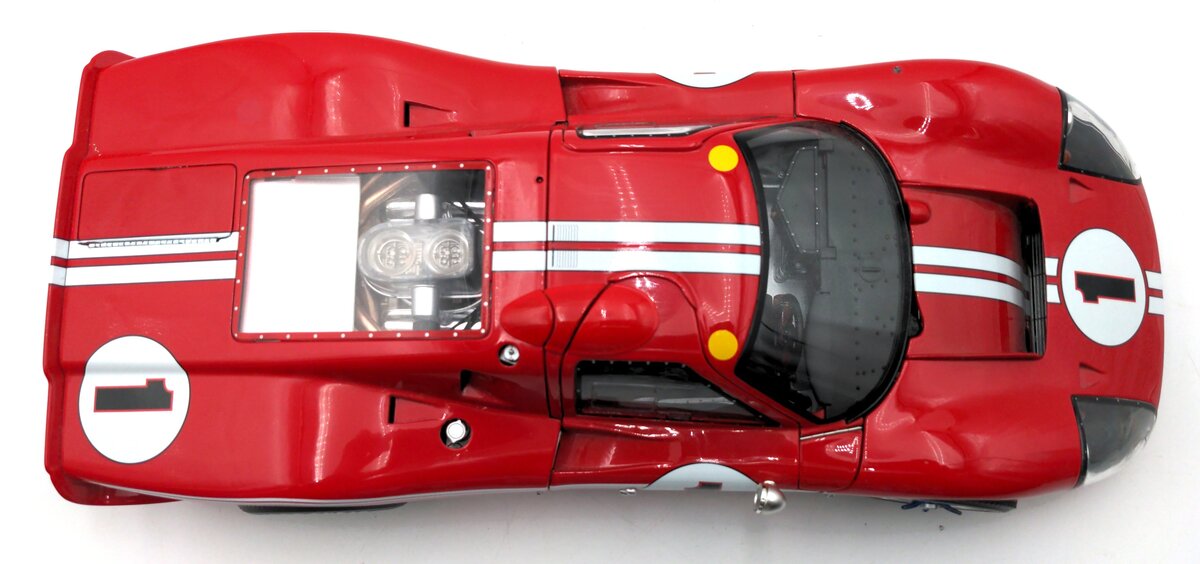 Shelby Collectibles 1:18 Scale Diecast Ford GT MK IV #1 Red Le Mans 24H EX
