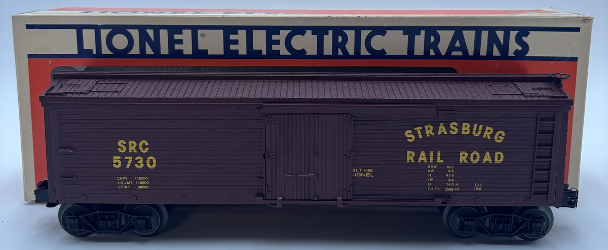 Lionel 6-5730 O Gauge Strasburg Railroad Woodside Reefer Car LN/Box