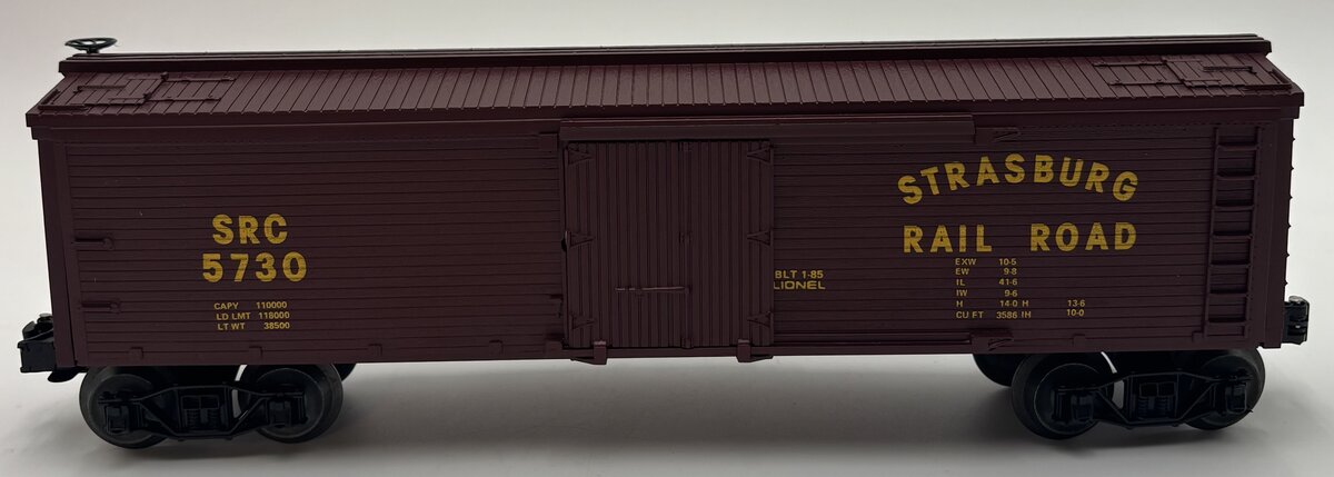Lionel 6-5730 O Gauge Strasburg Railroad Woodside Reefer Car LN/Box