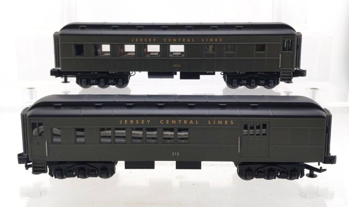 MTH O Gauge Jersey Central O-27 Madison Passenger Cars [2] EX