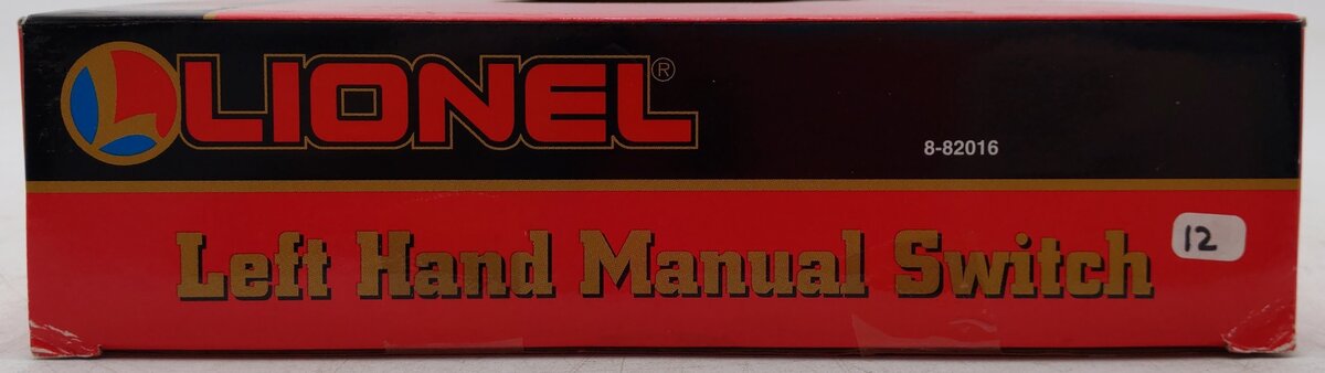 Lionel 8-82016 G Scale Left Hand Manual Switch Turnout EX/Box
