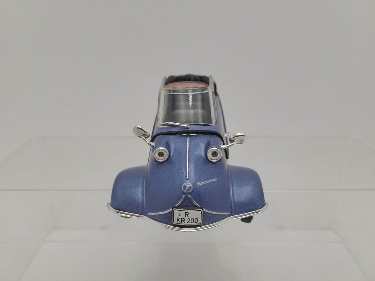 Revell KR 200 1:18 Scale Messerschmitt Metalic Blue Bubble Car Cabriolet Diecast EX